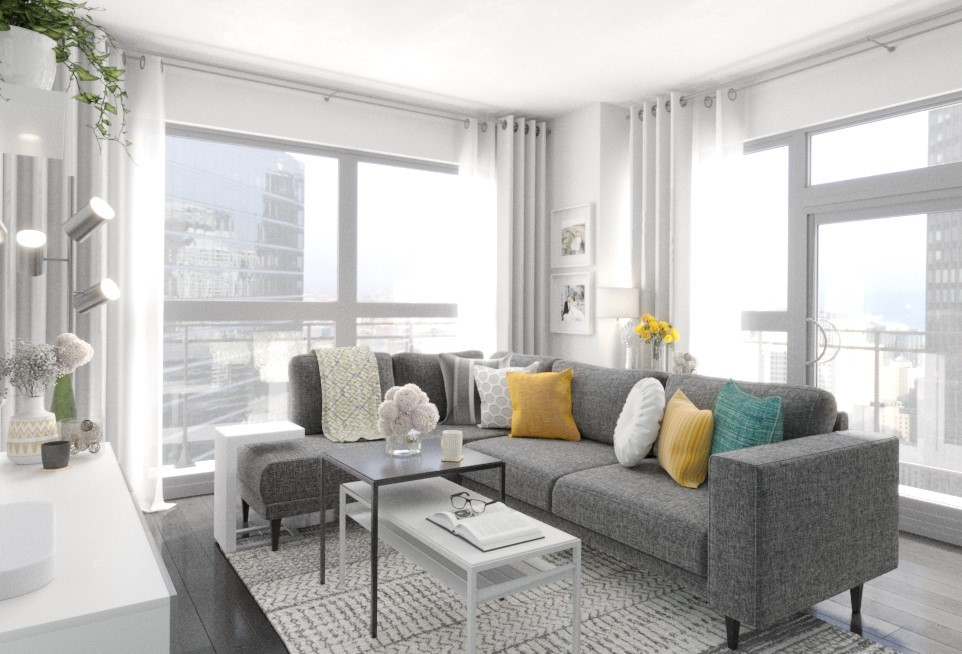 Гостиная в Скандинавском стиле