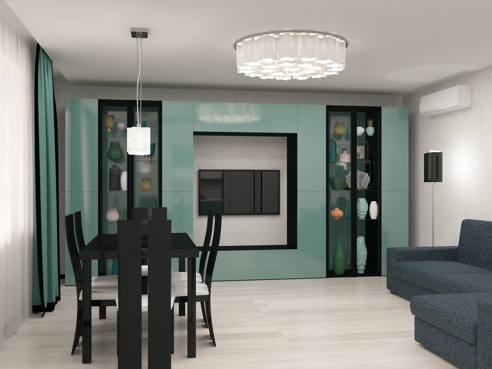 Квартира в палитре "Гауди"