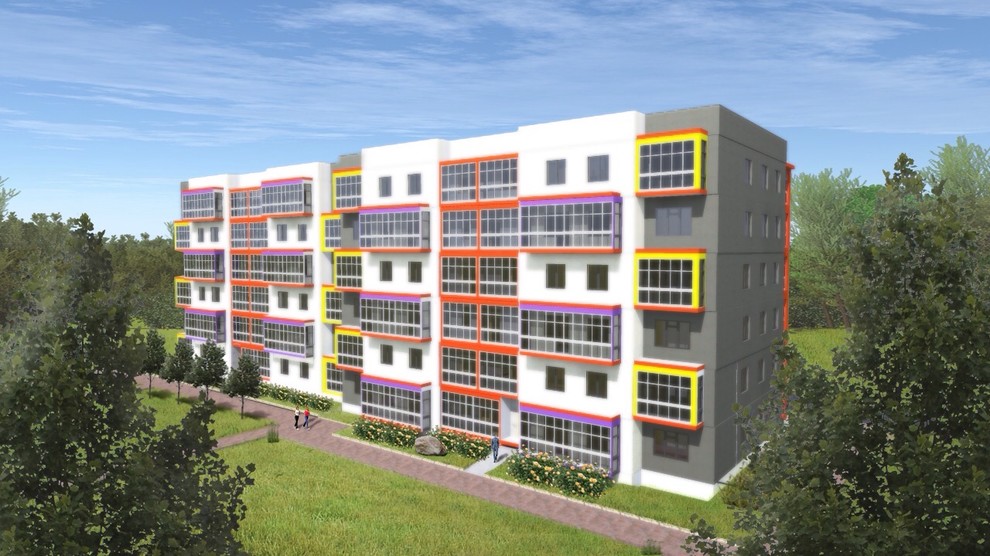 Жилой дом из сборного ж/б, конкурс 2014г.