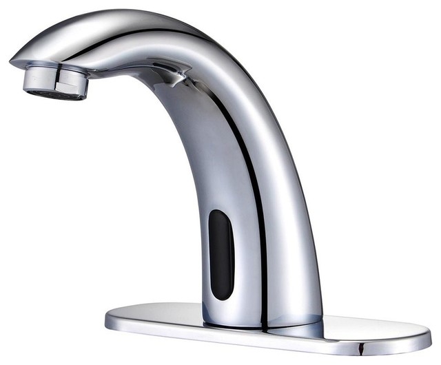 Touchless Hands Free Bathroom Sink Faucet Tap With Sensor