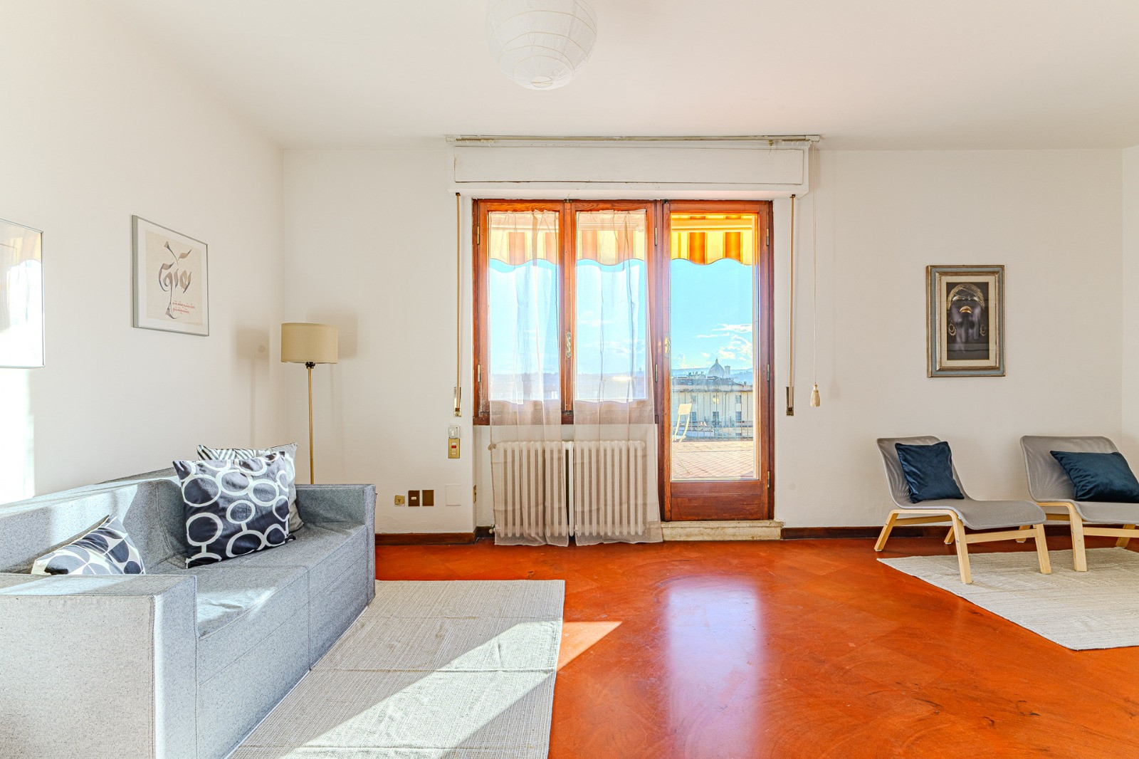 Home staging in Un Loft in Viale dei Mille Firenze