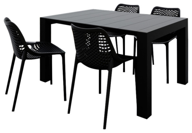 Air Extension Dining Set 5 Piece - Midcentury - Outdoor Dining Sets - by  Compamia | Houzz