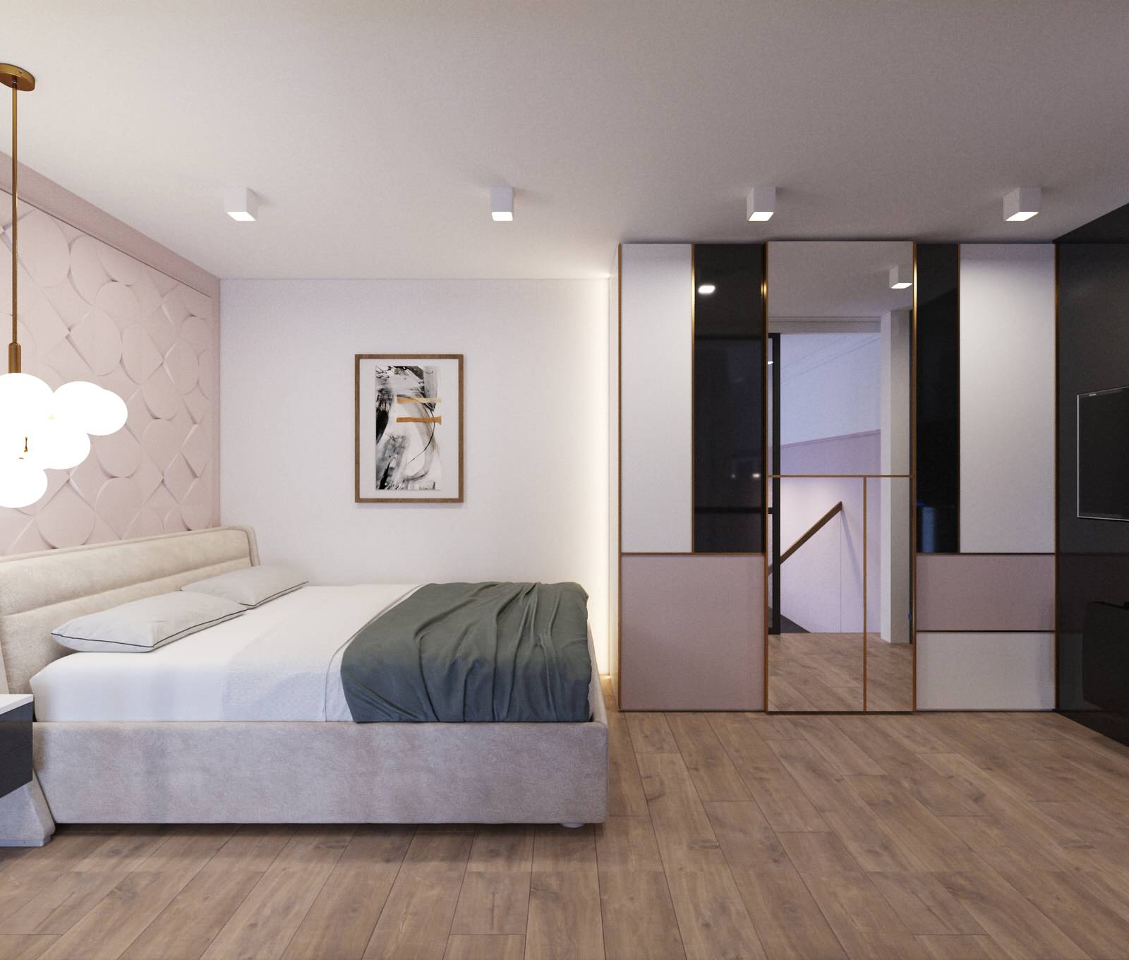 Дизайн квартиры с мезонином в п. Пригородный