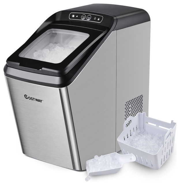 Nugget Ice Maker Machine Countertop Chewable Ice Maker 29lb/Day SelfCleaning Ice Makers by