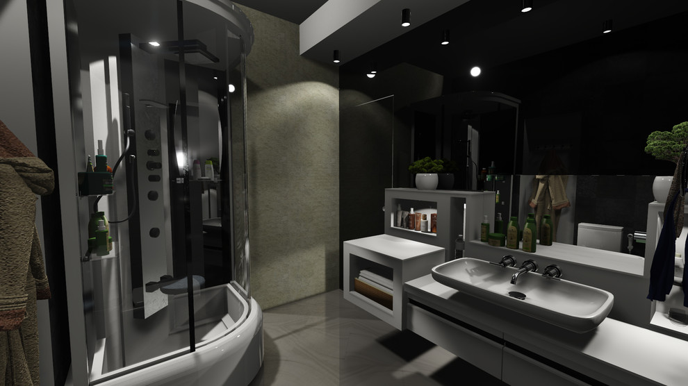 коттедж в современном стиле. Японские мотивы. (scape house)