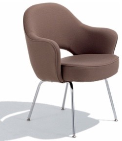 Knoll | Saarinen Executive Armchair with Tubular Leg