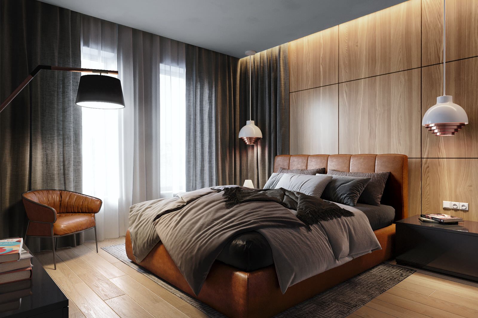 Визуализация спальни