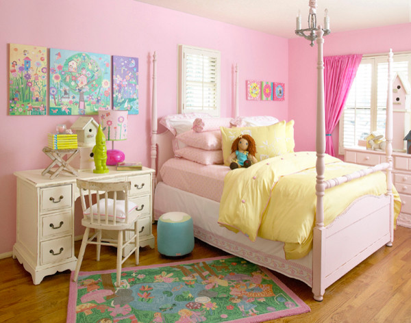 fun fairy bedroom for girls - contemporary - bedroom - san diego