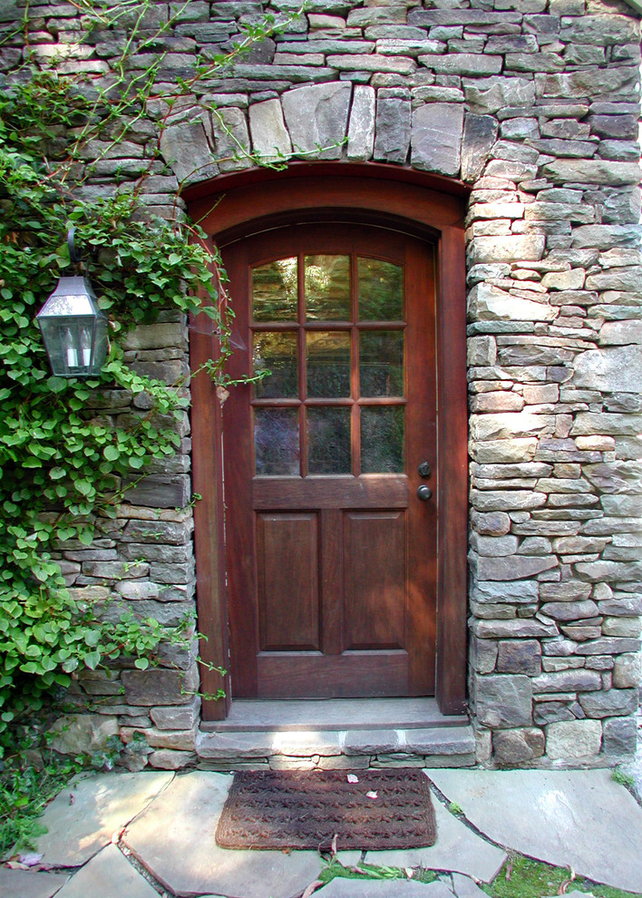 Photo of a country entryway in New York.
