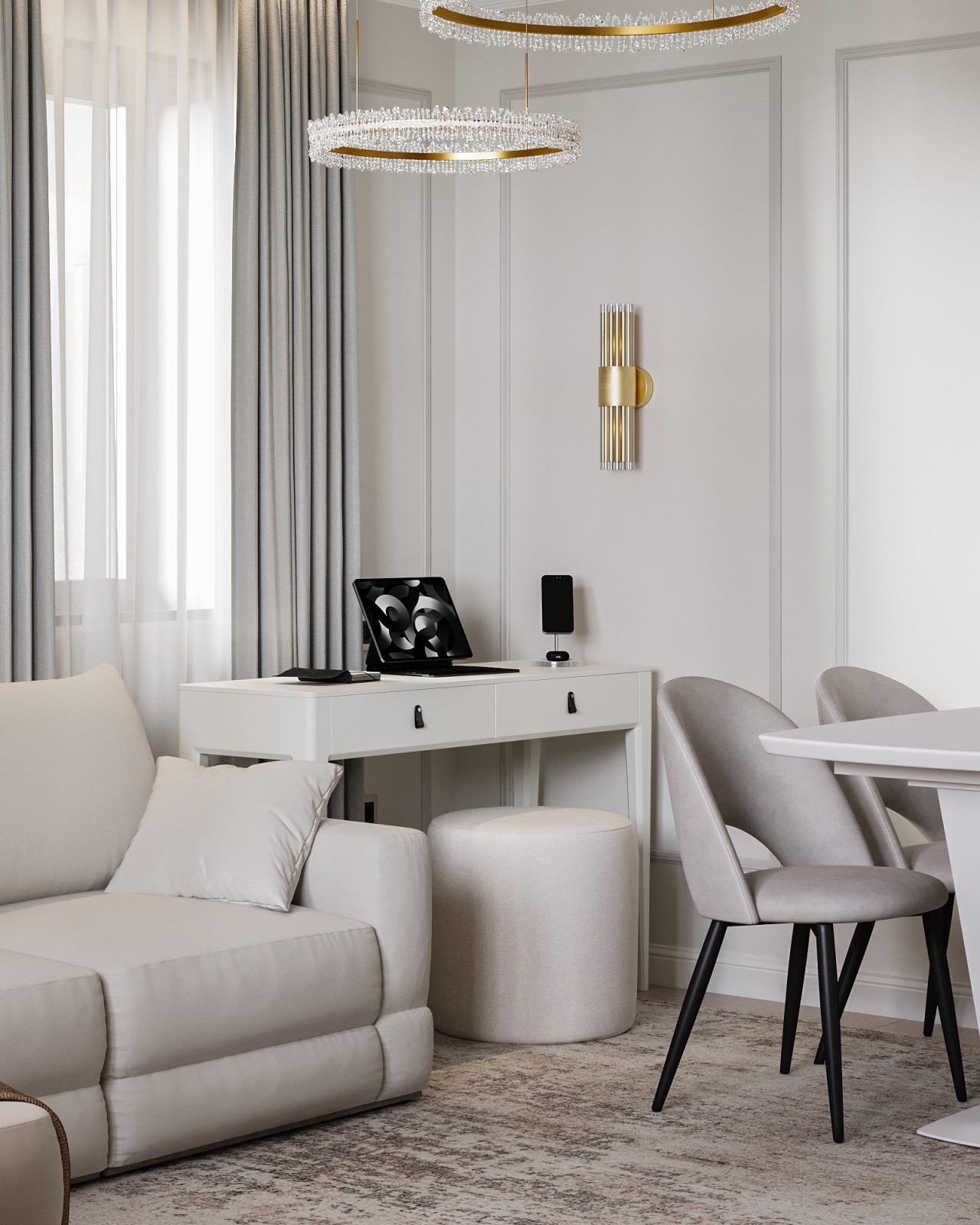 Дизайн интерьера квартиры в жилом комплексе "Хорошевский"