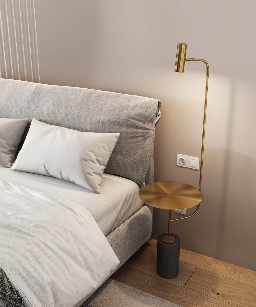 Светлая квартира с древесными мотивами