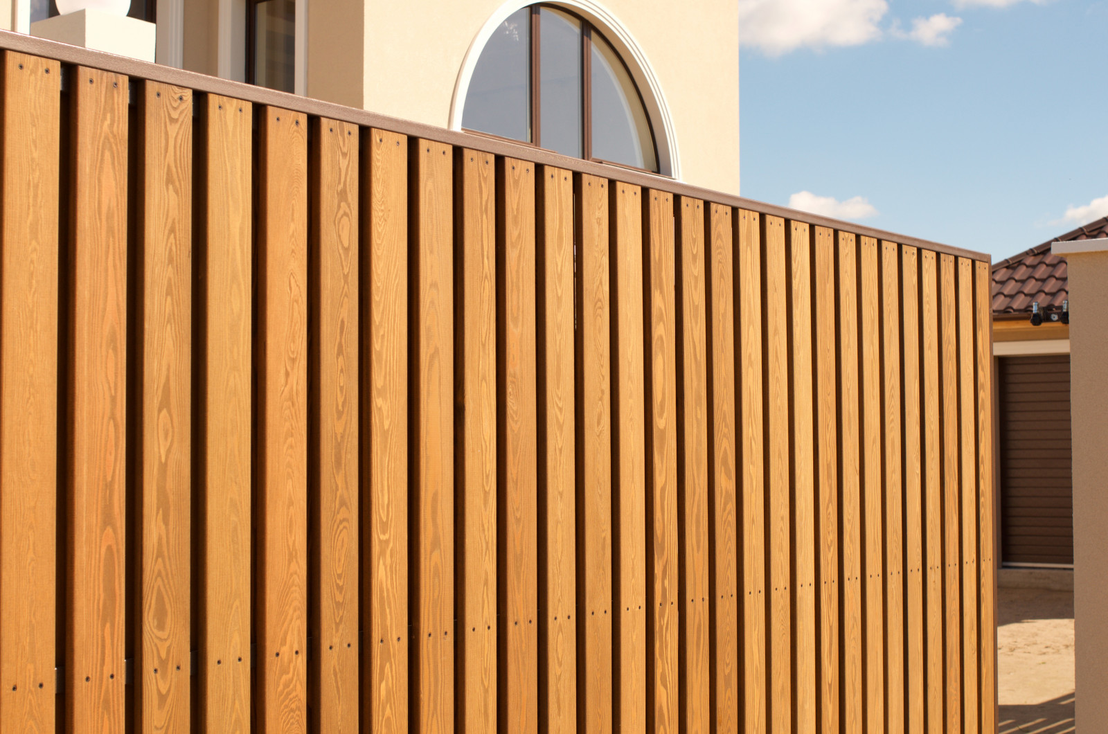 Забор из лиственницы