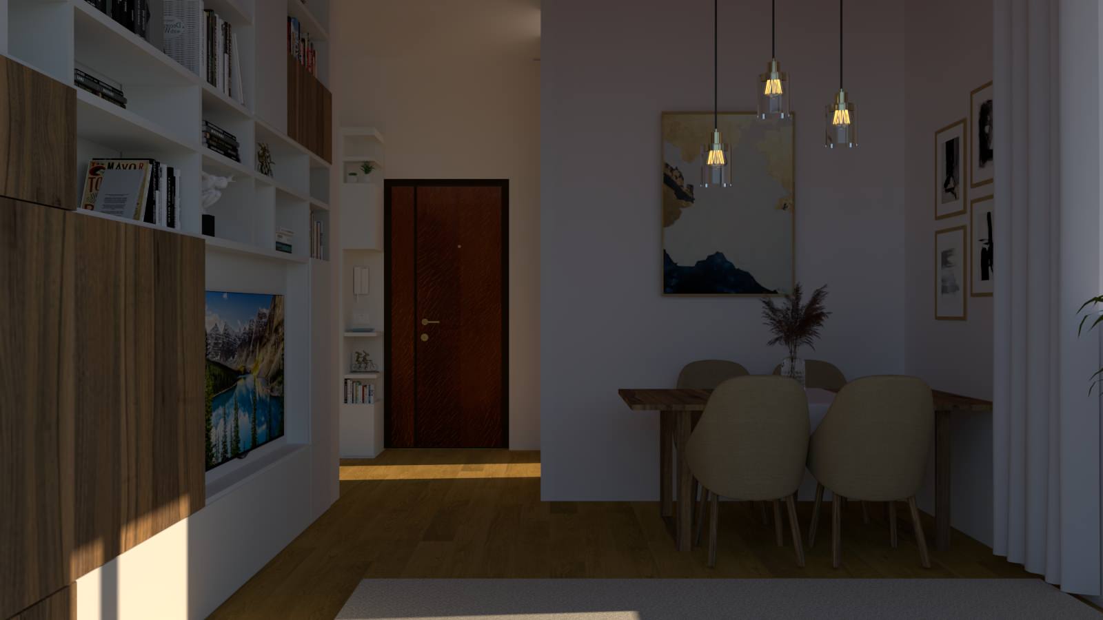 Progettazione Ingresso|Soggiorno