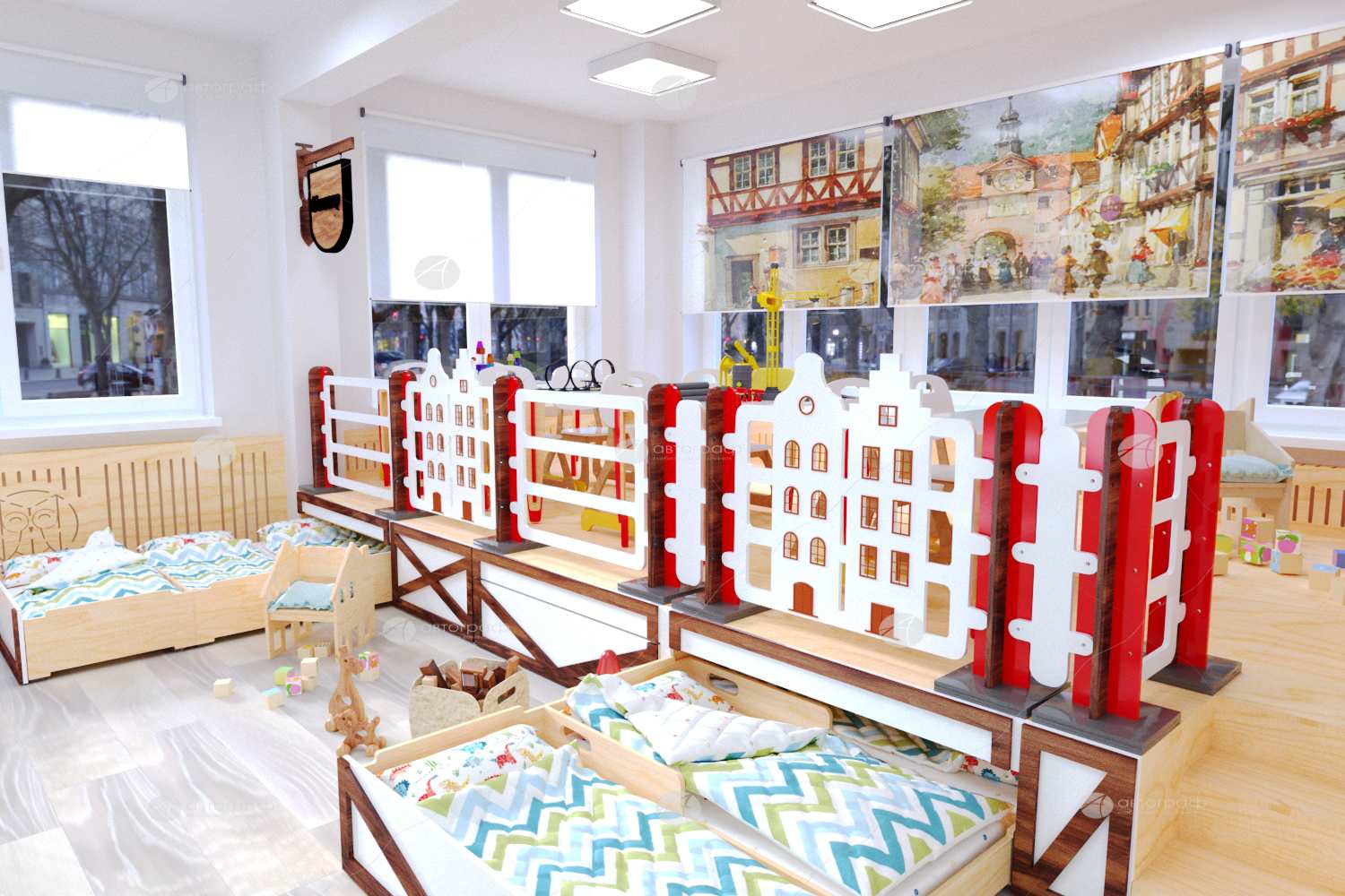 Дизайн-проект для дет сада группы "Германия"