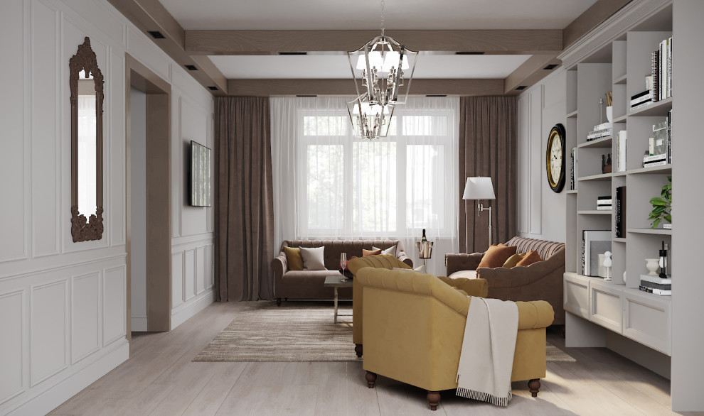 Гостиная для семьи из 3-х человек , 32 кв.м  г. Омск.