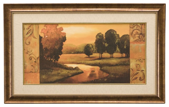 Traditional Wall Art tuscan falls framed wall art Traditional Wall Art tuscan falls framed wall art