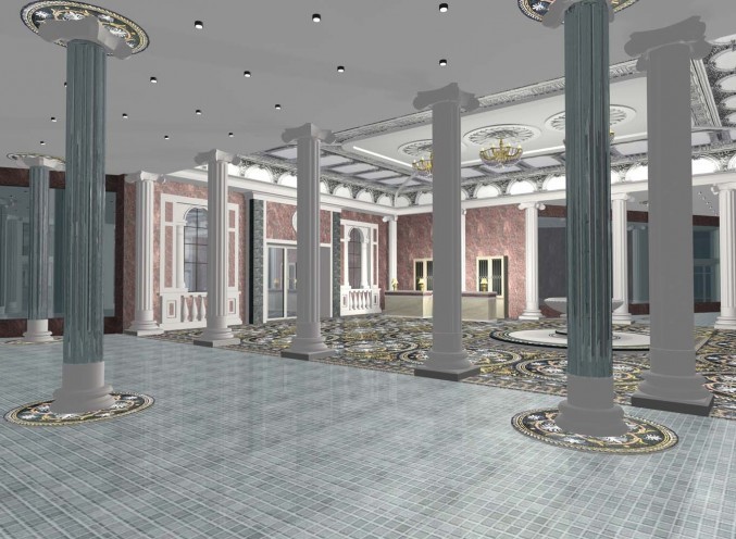 Холл в жилом комплексе