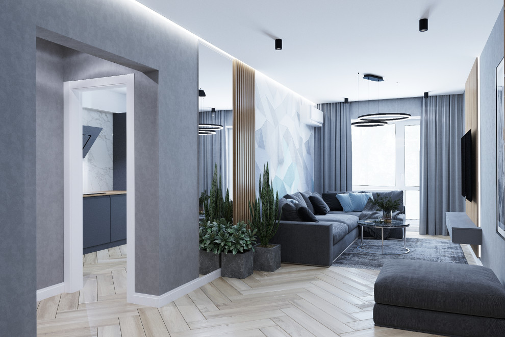 квартира минимализм 50м2