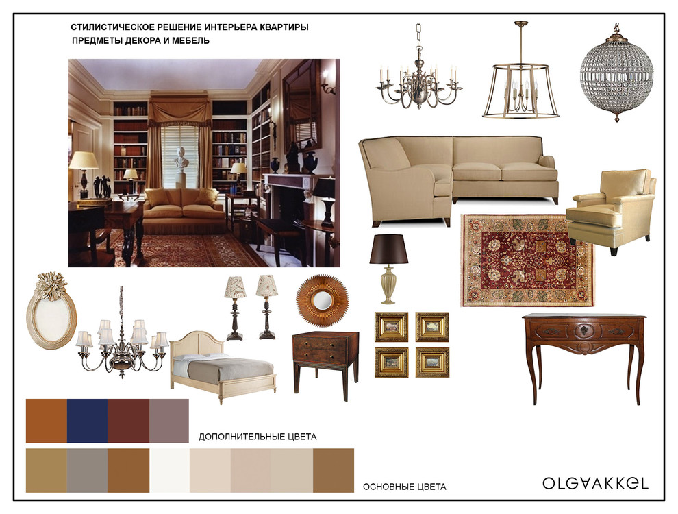 Консультации, выбор стилистики интерьера