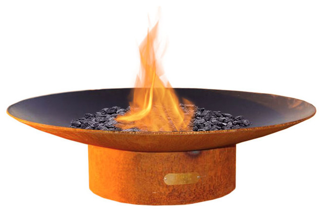 Asia Wood Fire Pit 48 Transitional Fire Pits By Fire Pits