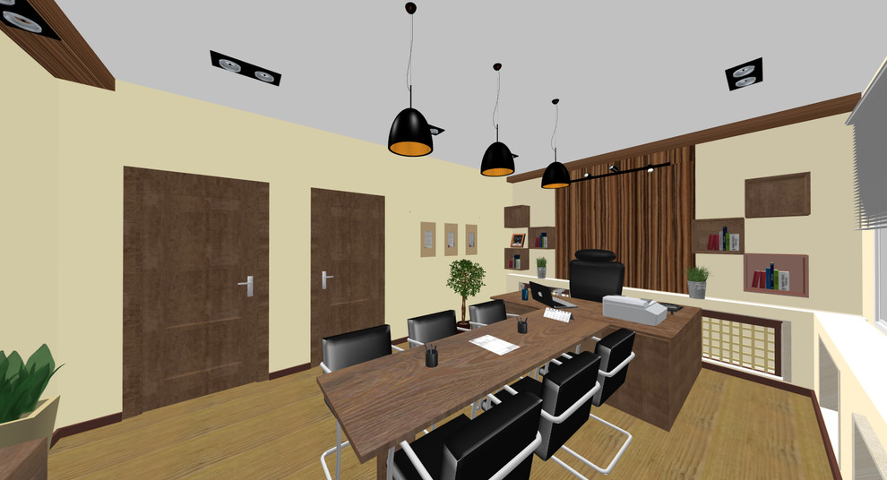 Дизайн кабинета директора и комнаты отдыха компании