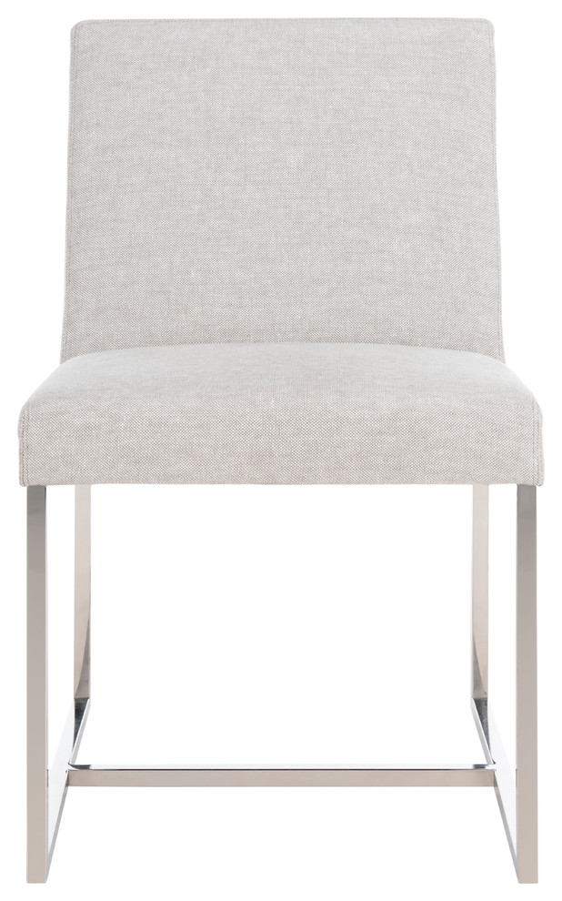 Studio Seven Lombardi Chrome Dining Chair Contemporary Dining Chairs by Safavieh Houzz