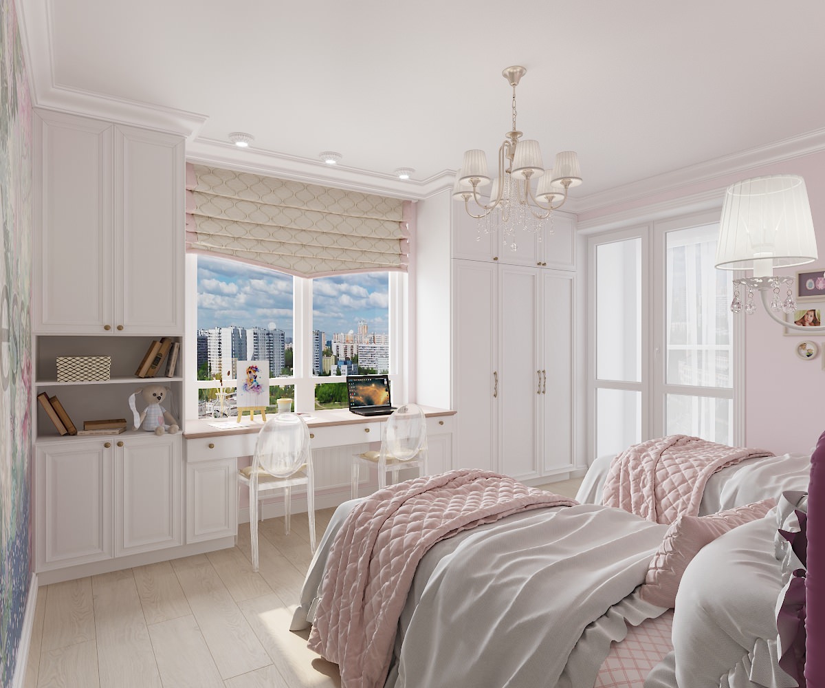 Проект 3х-комнатной квартиры в классическом стиле, ЖК Тихая Роща 2, г.Уфа.