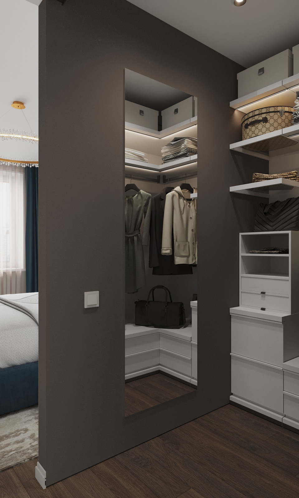 Дизайн двухкомнатной квартиры Парк 17