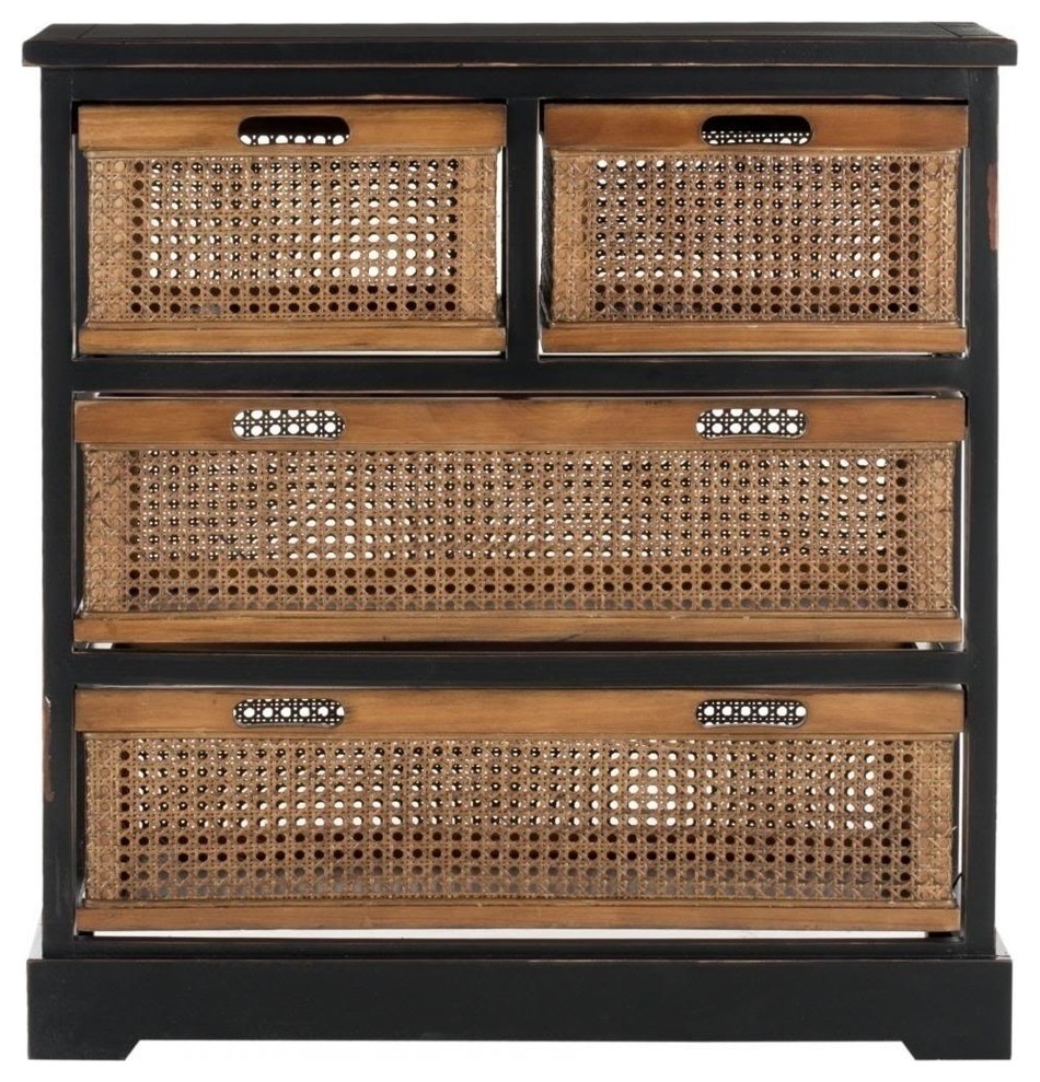 Safavieh Jackson 4Drawer Storage Unit Tropical Storage