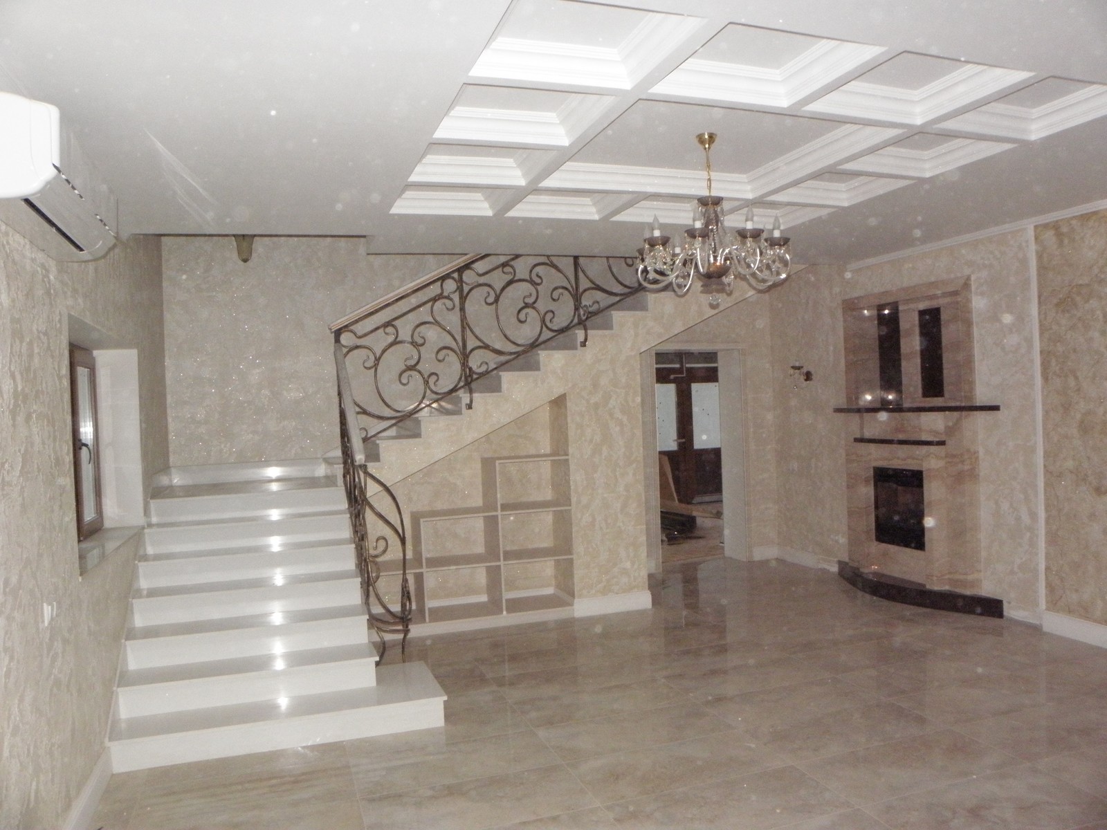 Лестница из композита кварца Tecnistone Brilliant White