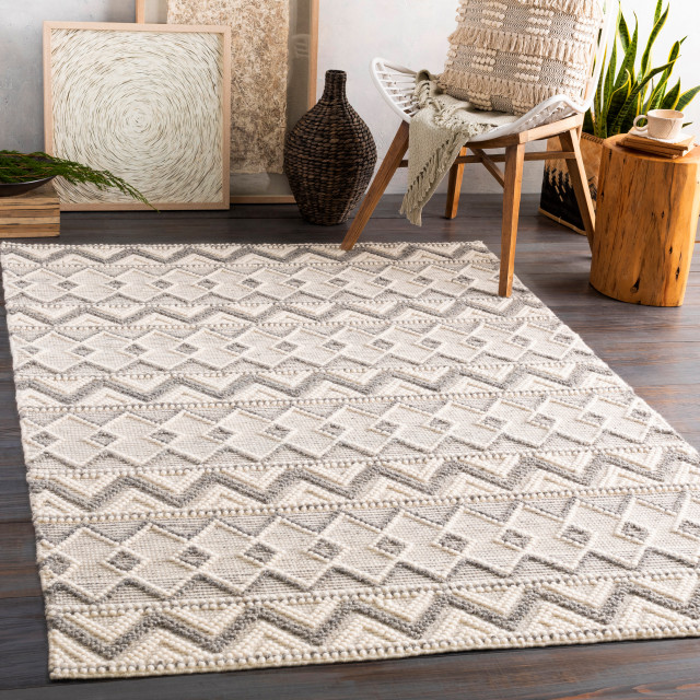 Surya Hygge HYG-2304 Global Area Rug, 2'6" x 8' Runner