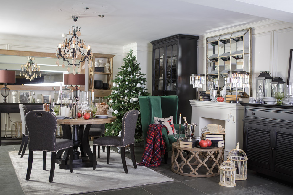 Новогодний интерьер гостиной