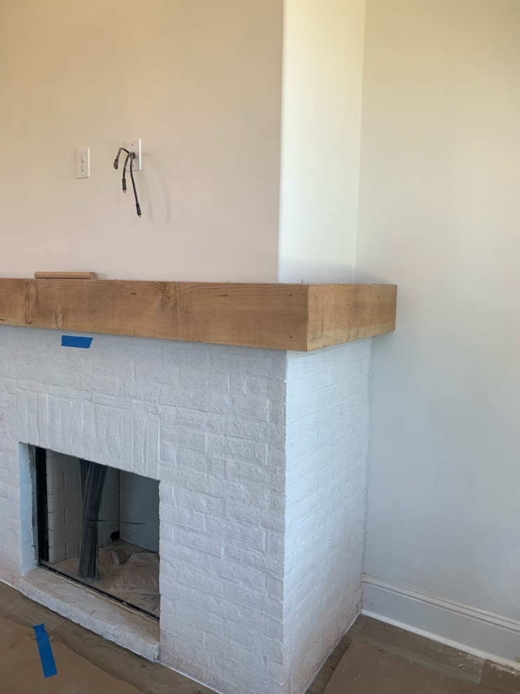 Wrap around mantle? with Built ins or shelves