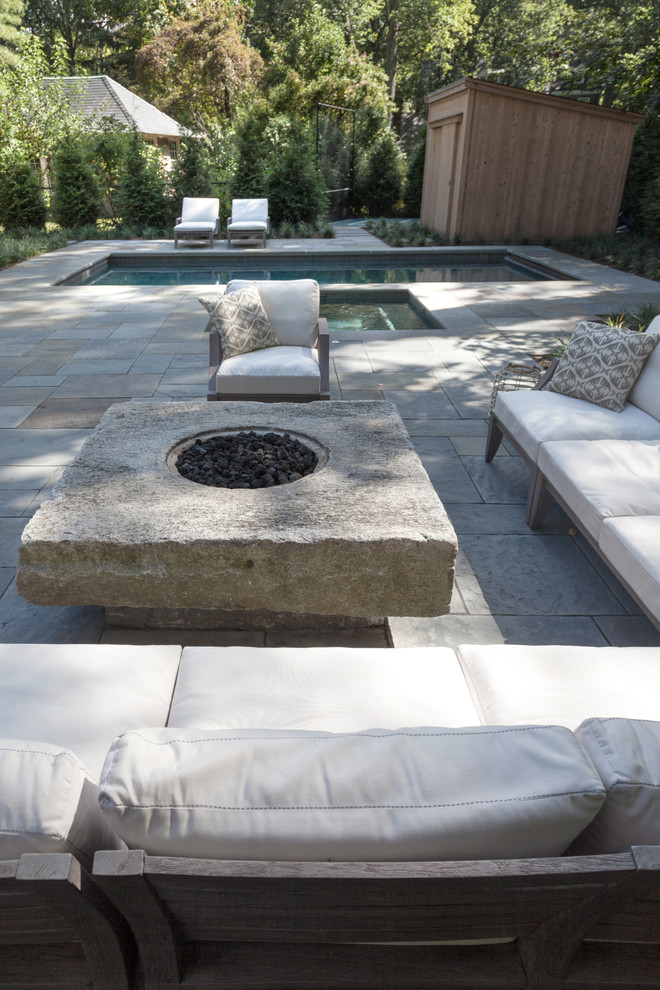 Transitional home design photo in Boston