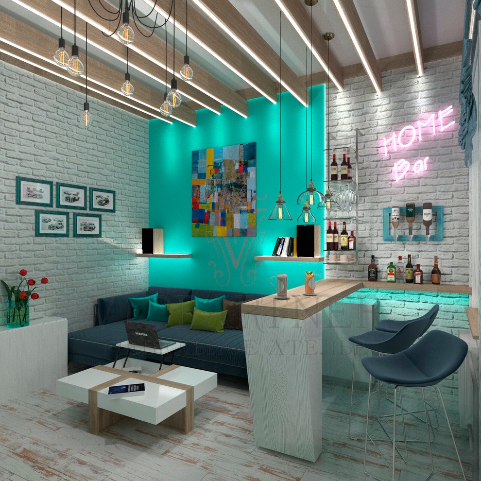 Бирюза в кирпиче