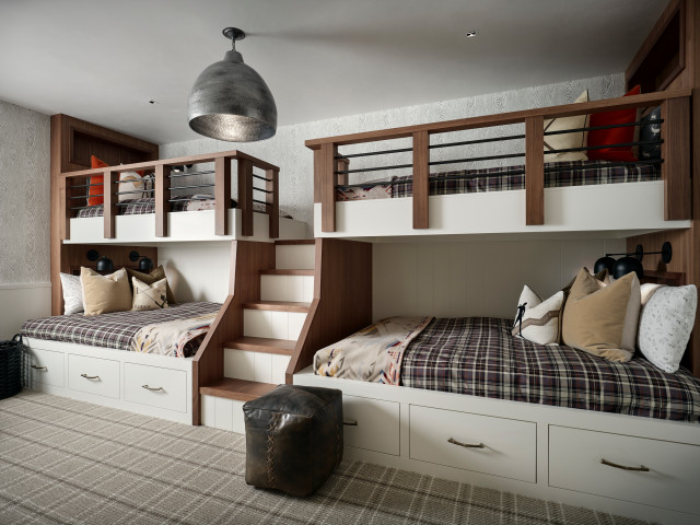 5 Stylish New Bedrooms With Built-In Bunk Beds