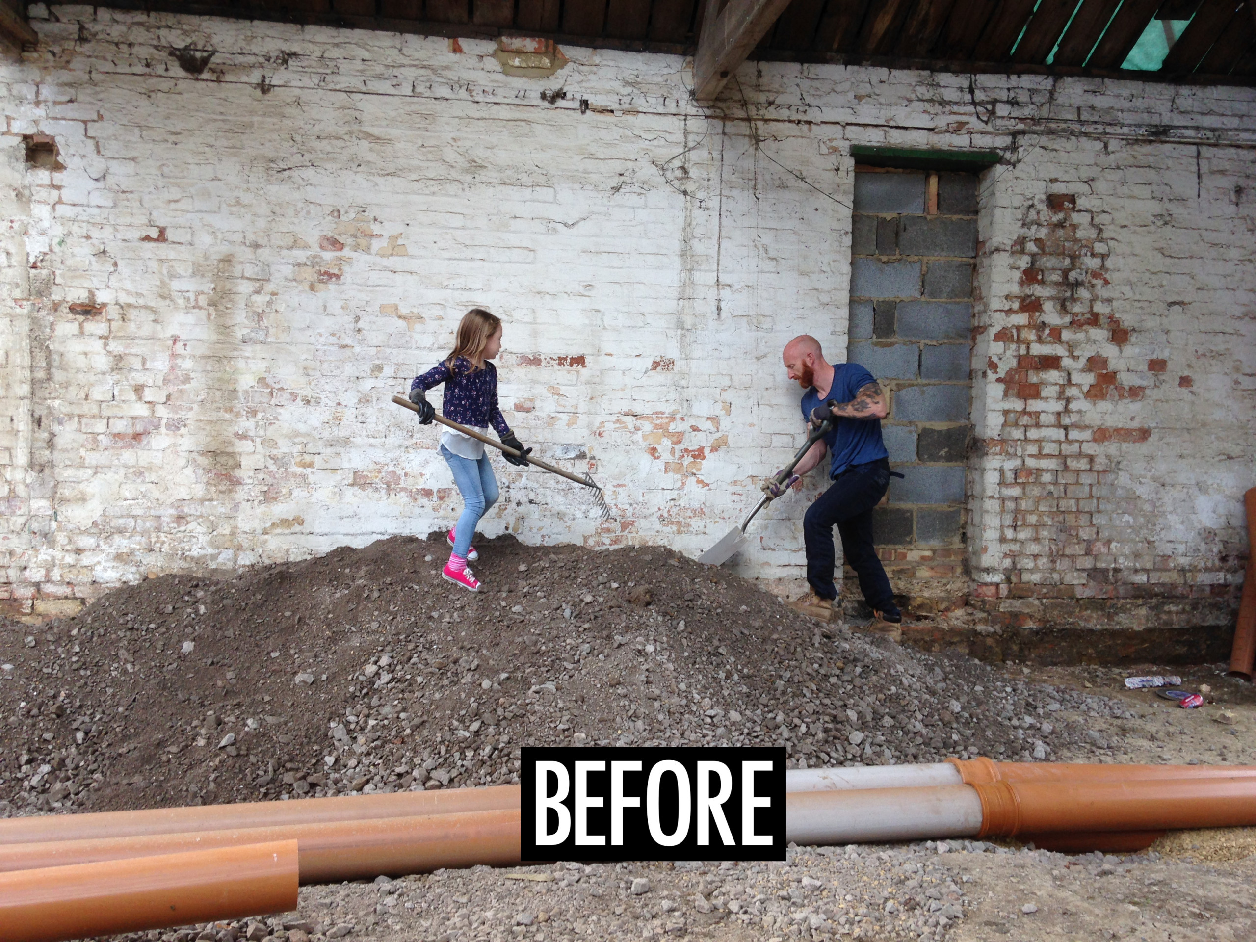Before & afters - Redwood Barn