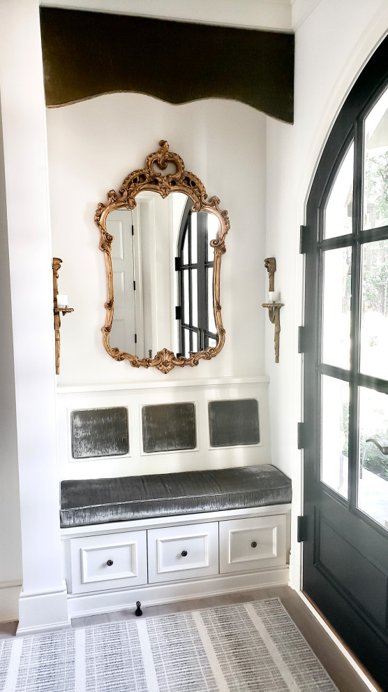 Custom Cushion with Back Detailing & Custom Cornice Board