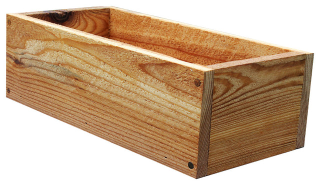 12" Short New Cedar Planters Box, 6"
