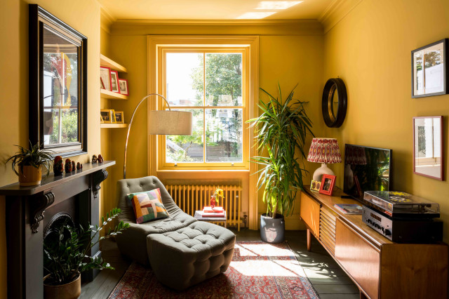 Tonal Terrace eclectic-living-room