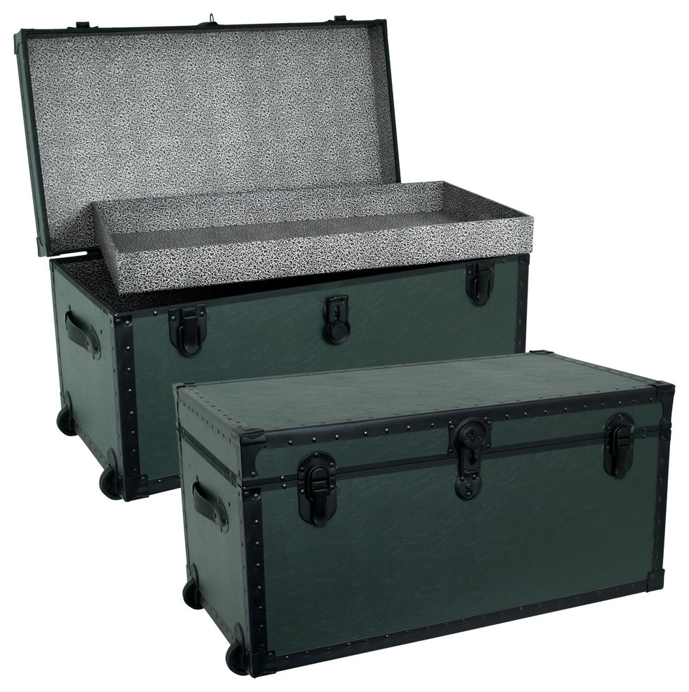 Seward Trunk Base Oversize Trunk, 31" Transitional Decorative