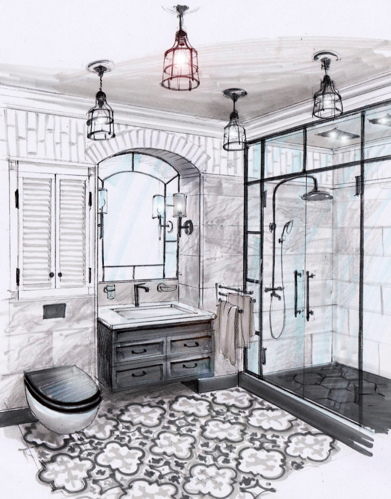 душевая на 2-м этаже