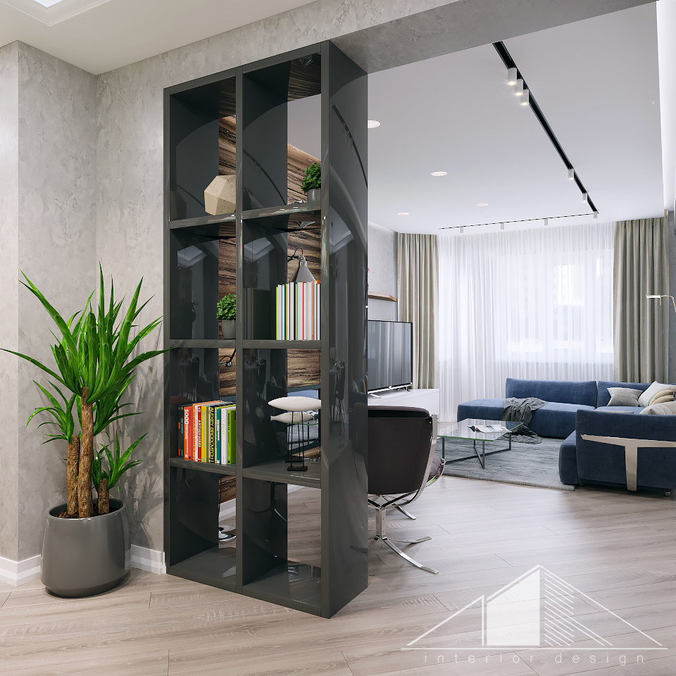 Дизайн интерьера трехкомнатной квартиры в Минске по ул. Ложинская