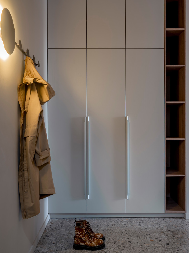 Серо-бежевый минимализм в ЖК Пушкин