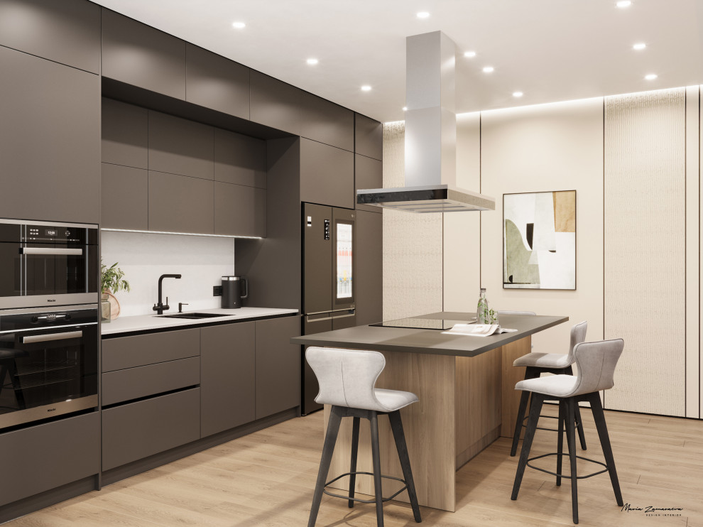 Дизайн-проект дома с камином