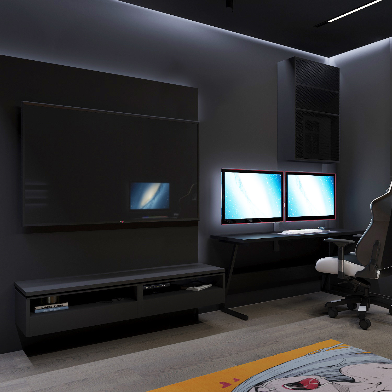 Дизайн проект 2-х этажной квартиры