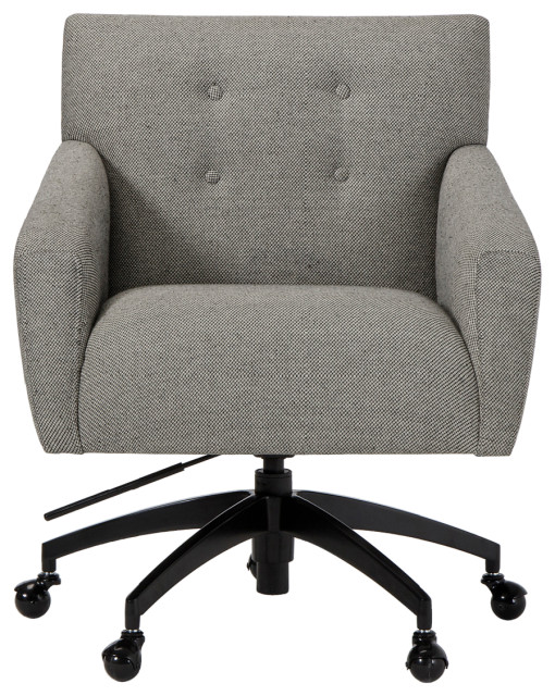 Modern Gray Office Swivel Chair Andrew Martin Kelly Modern Office