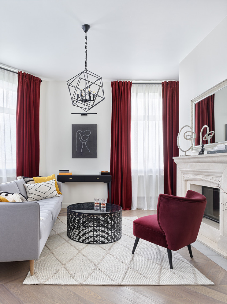 Квартира с камином.