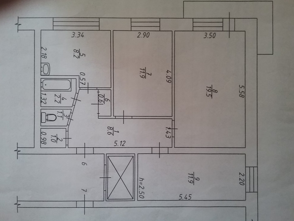 Трехкомнатная квартира для большой семьи
