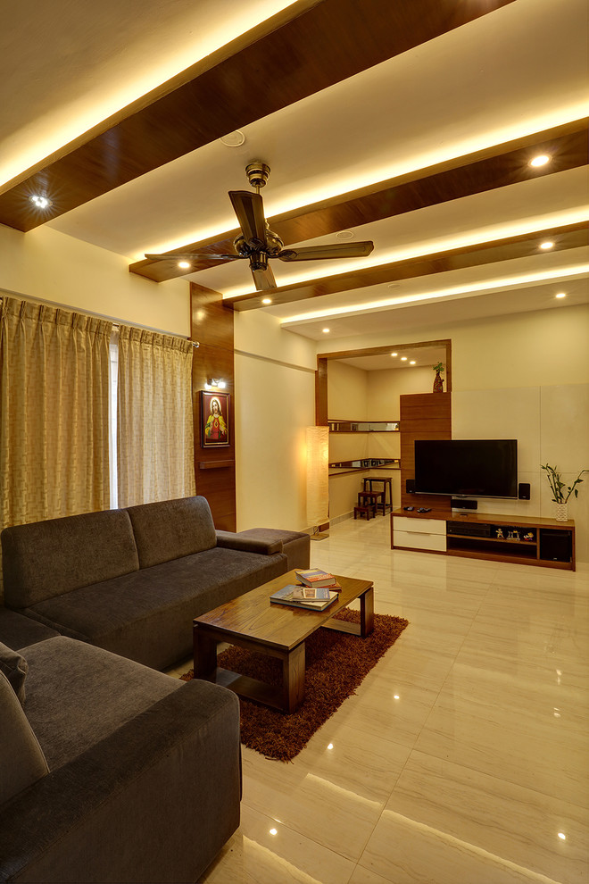 This is an example of a living room in Bengaluru.